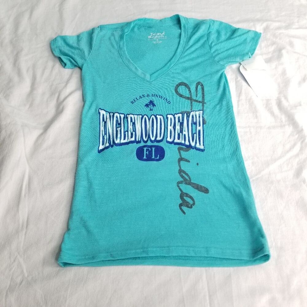 Englewood Beach Florida Tshirt relax unwind NWT